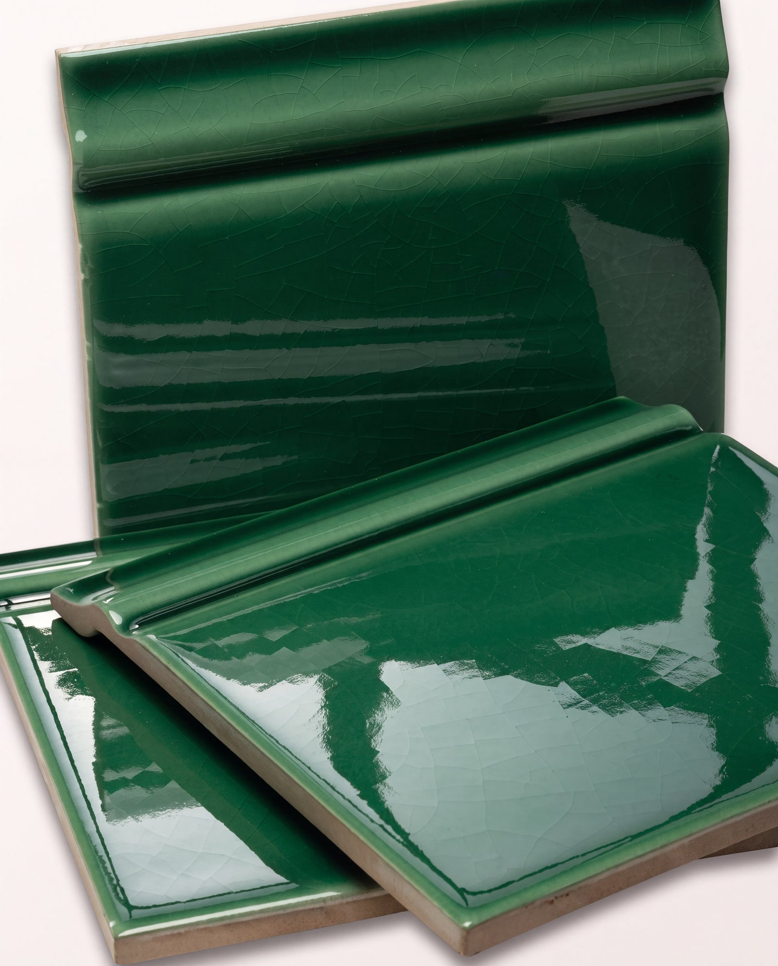 Victorian Style™ Wall Ceramic Emerald Green Skirting