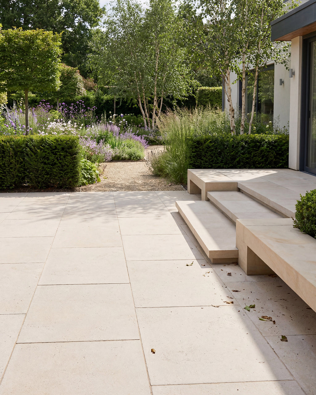 Wychwood Limestone Paving Etched Finish