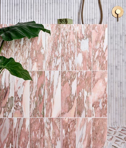 East Java Flamingo Marble Honed Brick